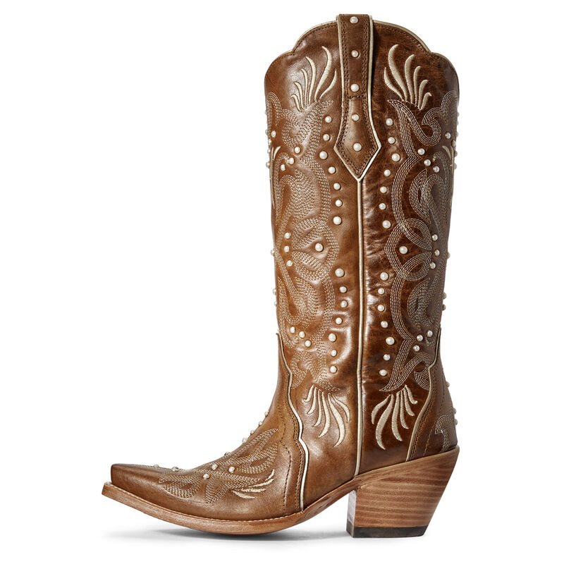 Ariat Pearl Kahverengi Western Csizma Bayan (37655-586)